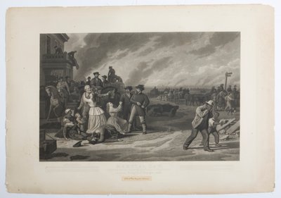 Druck der Evakuierung von Zivilisten aus ihren Häusern durch Bundestruppen gemäß Generalbefehl 11. von George Caleb Bingham